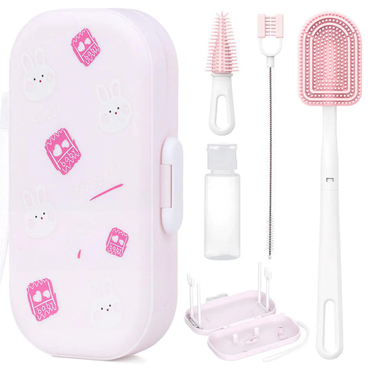6-in-1 Travel Baby Bottle Cleaning Kit
